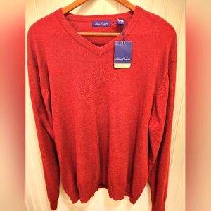 Alan Flusser Classic L NWT Classy Red Sweater